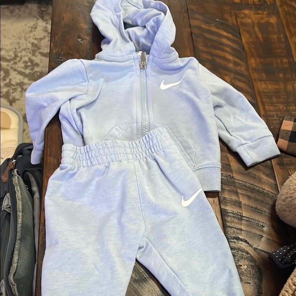 Nike Kids Light Blue Tracksuit